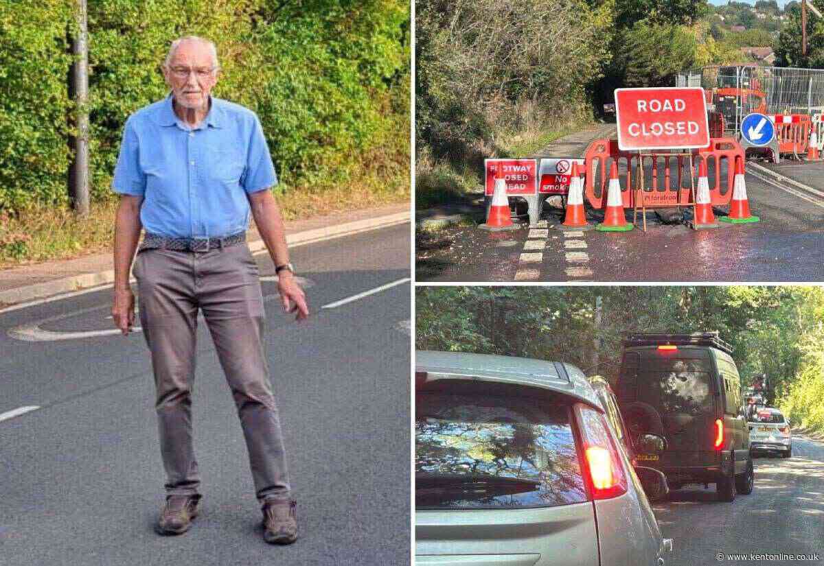 Shuttle bus arranged as A-road closure leaves residents feeling completely isolated