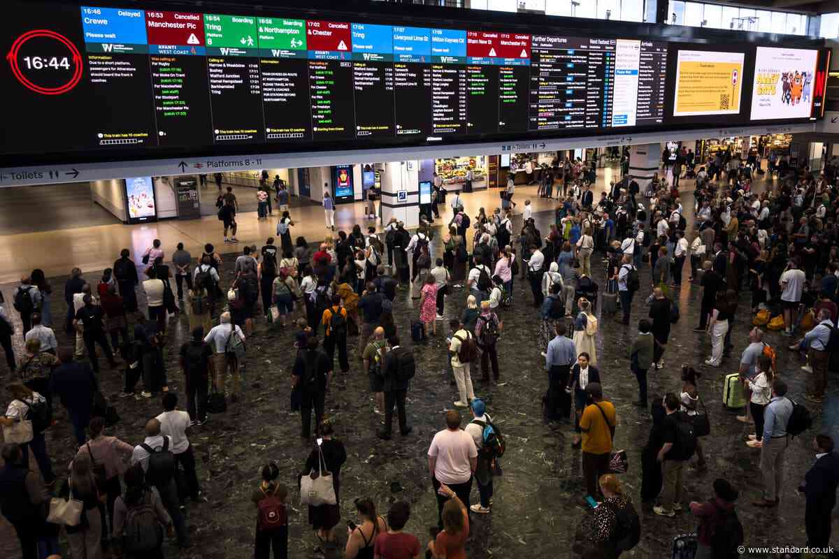 Travel chaos hits London Euston as major disruption leaves football fans stranded