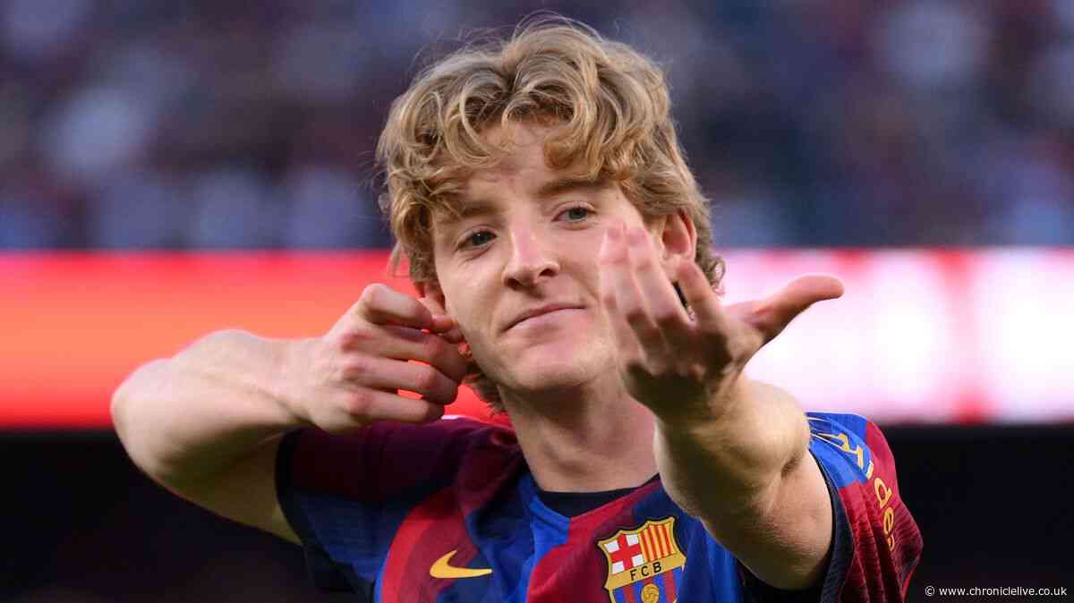 Spanish media take dig at Anthony Gordon despite scoring first Barcelona goal