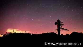 Northern Lights captured in Swansea, Pembrokeshire and Monmouthshire on Saturday night in stunning scenes