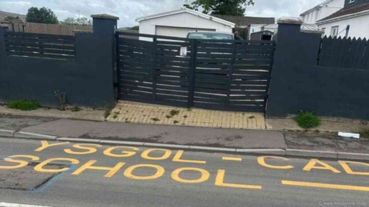 Residents angry after zigzag lines appeared at the bottom of their driveways in Merthyr Tydfil