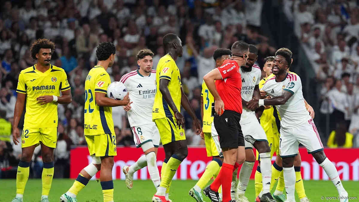 Vinicius apologies to fans after Villarreal red card but takes fresh swipe at referees