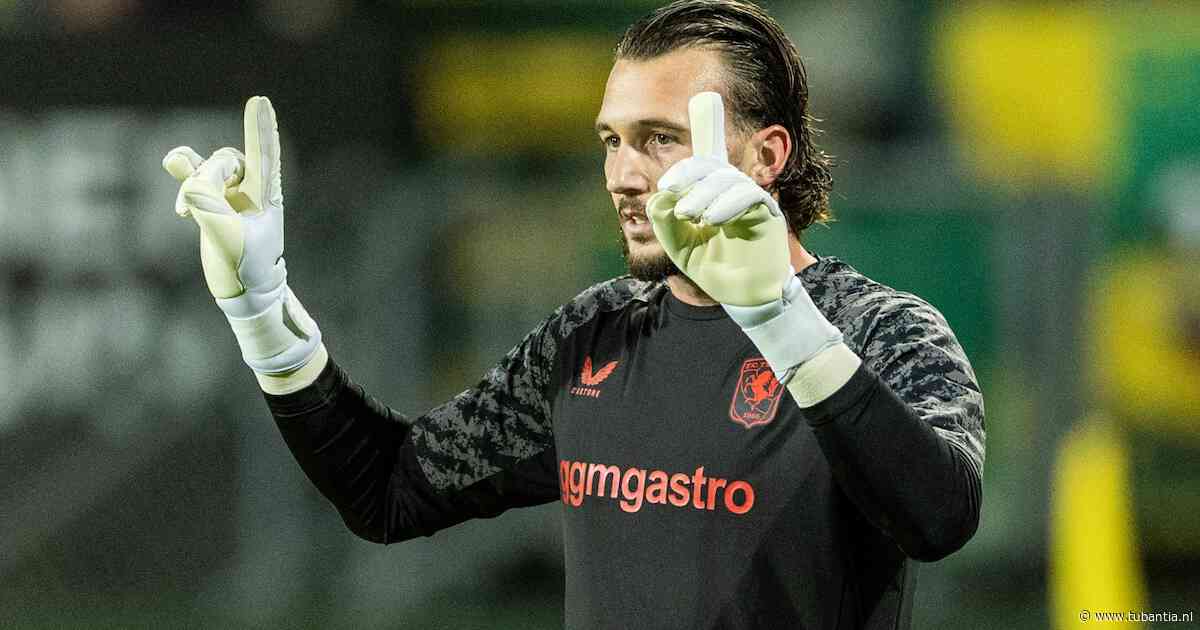 Joël Drommel laat zien waarom FC Twente twee goede keepers nodig heeft