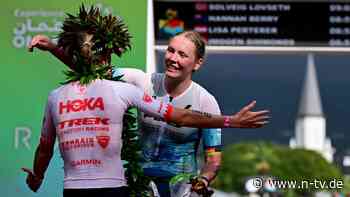 Gold-Drama und bange Minuten: Ironman-Führende kollabiert und kommt doch noch mit Grinsen ins Ziel