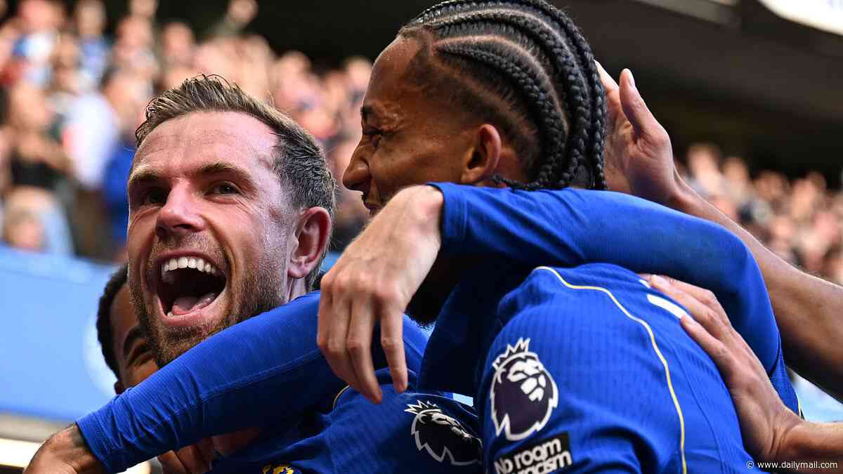 Practice makes perfect! Chelsea reveal unseen footage of Jordan Henderson scoring carbon copy of Bournemouth free kick in training - as veteran finally arrives at Stamford Bridge