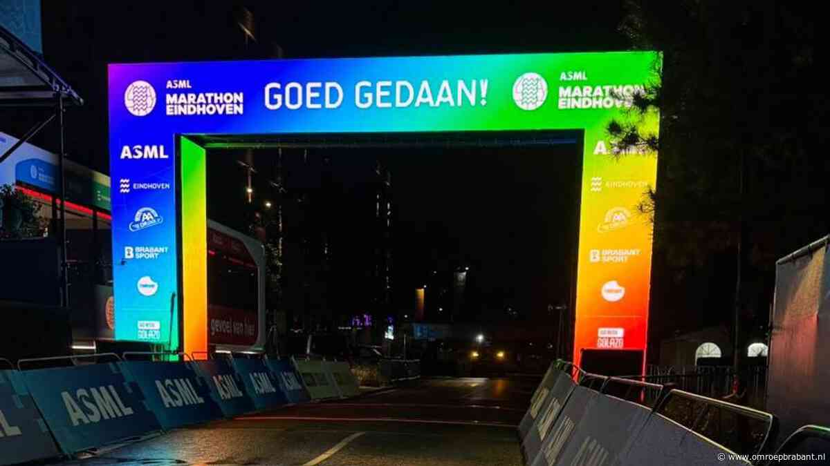 Dit is het weer tijdens de marathon van Eindhoven