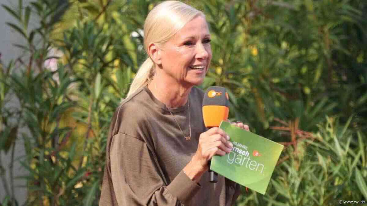 Vor dem „ZDF-Fernsehgarten“: Andrea Kiewel zeigt sich ungeschminkt