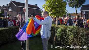 Regenboogvlaggen in Oldebroek dag voor Coming Out Day gestolen