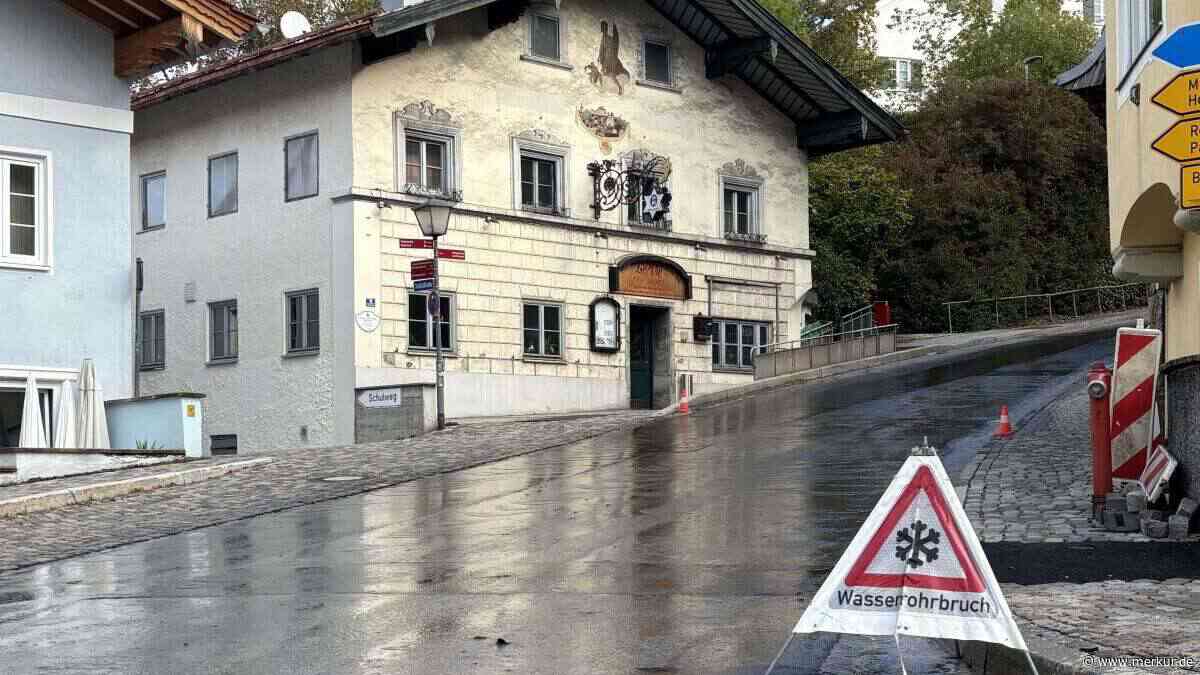 Wasserrohrbruch am Haindlberg: Straße schon ab Montag gesperrt