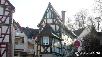 Rekordverdächtig schmal: Dieses Fachwerkhaus steht mitten in Hessen