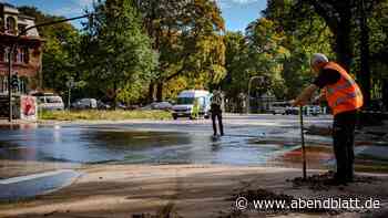 Wasserrohrbrüche sorgten für Verkehrschaos: Wichtige Straße ab Montag wieder frei