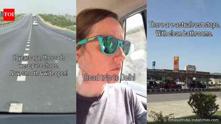 “India, you’ve come a long way”: Foreign traveller stunned by roads after 17 years