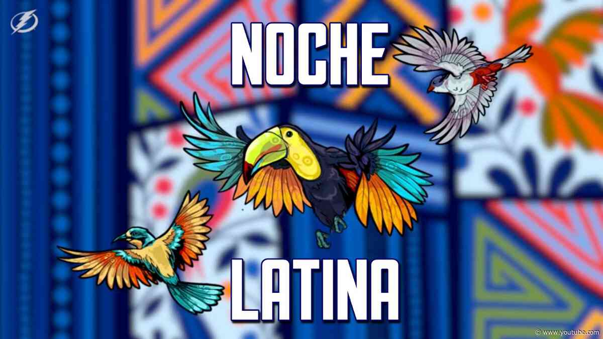 Tampa Bay Lightning Noche Latina Artist and Logo Reveal ⚡️
