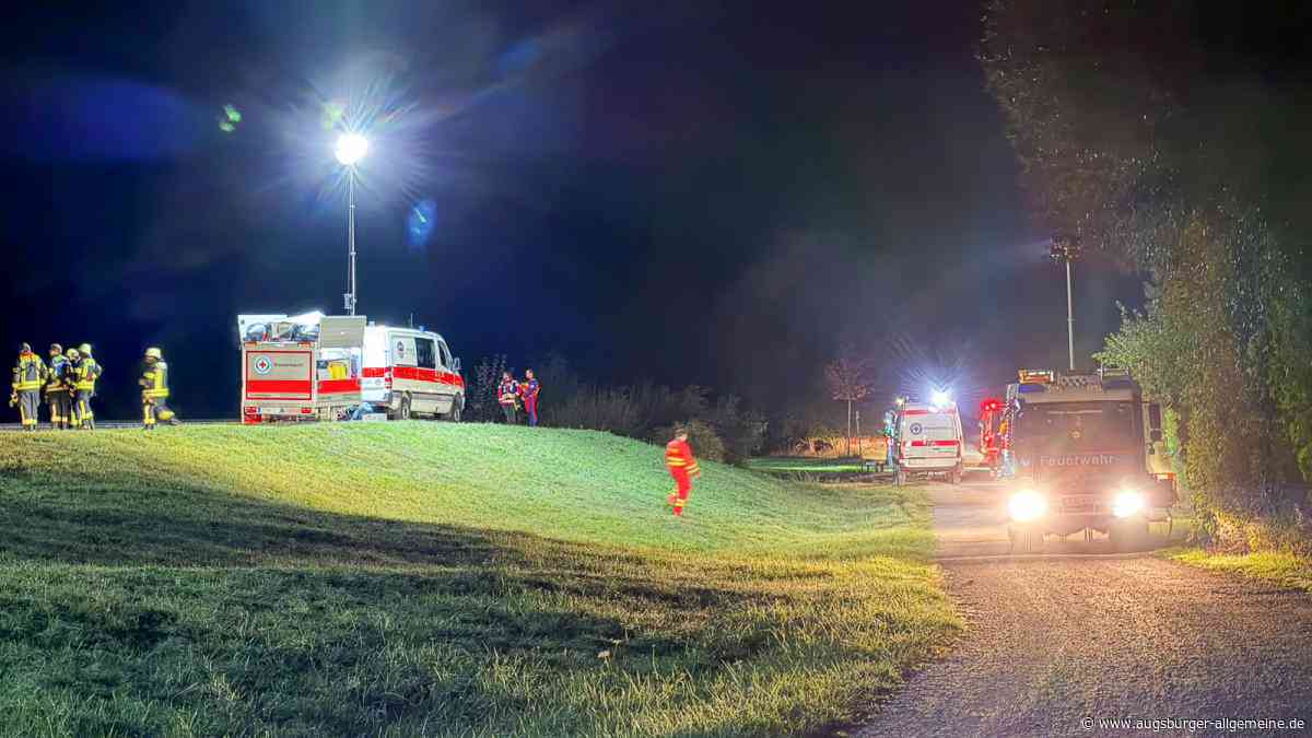 Suchaktion am Lech: Einsatzkräfte suchen nach vermisster Person