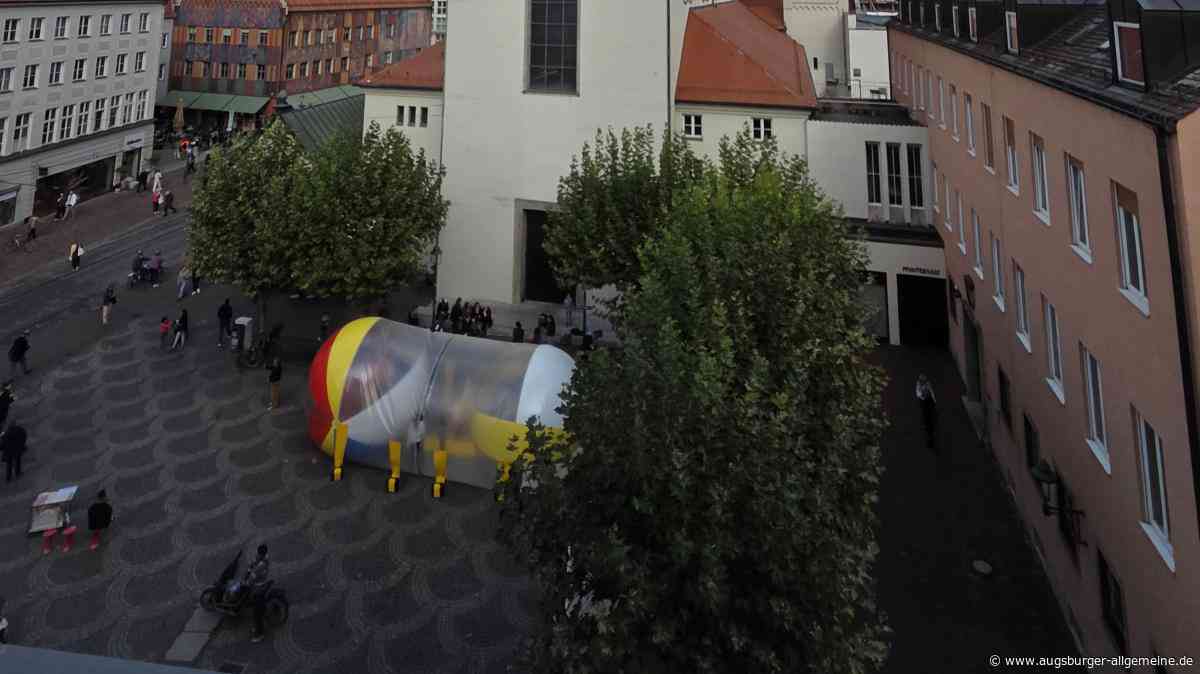 UFO-Sichtung am Moritzplatz? Nein, ein temporäres Architektur-Projekt