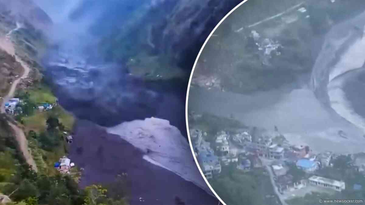 Nieuwe overstroming verwoest huizen en bruggen in Nepal
