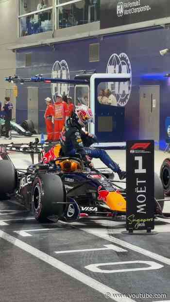 POLE IN SINGAPORE SECURED 🦁👏#F1 #RedBullRacing #SingaporeGP