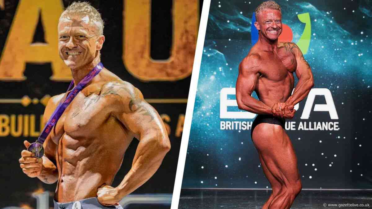 Full circle moment for 'binge eating, fat mess' Teesside taxi driver turned pro bodybuilder