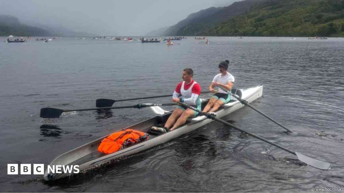Brothers battled wild weather in Loch Ness race