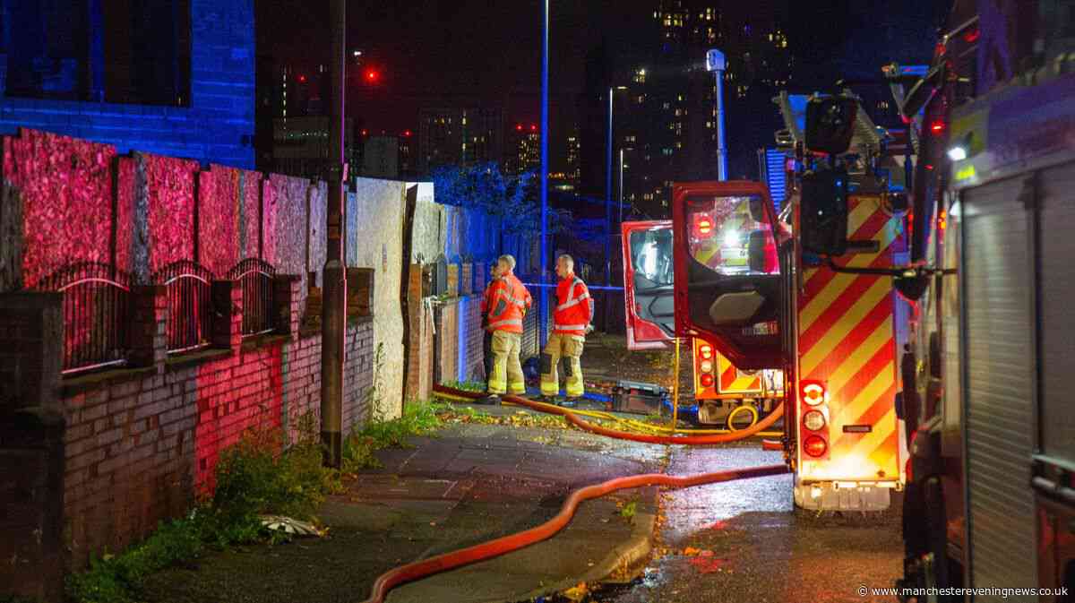Firefighters scrambled to scene of blaze in Cheetham Hill
