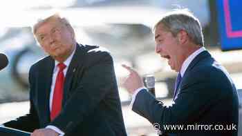 Nigel Farage copies Donald Trump's kamikaze tariffs plan after Reform polls plummet