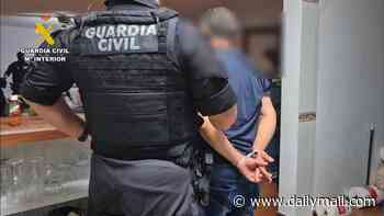 Twentyfive women who were lured to Ibiza with false job offers from criminal gang before being forced into prostitution are freed by Spanish Civil Guard - as four arrested
