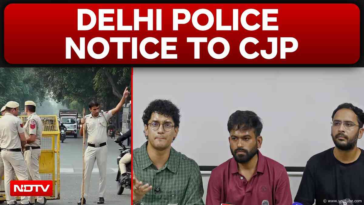 CJP Protest LIVE News | Delhi Police Serve Fresh Notice To CJP After Leaders' Release