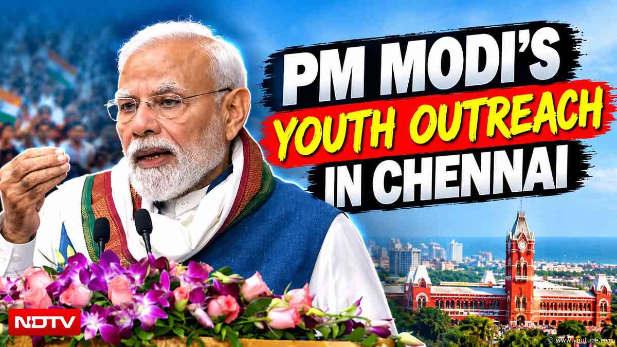PM Modi LIVE | Vijay LIVE | PM Modi In Chennai LIVE | PM Modi's Youth Outreach In Chennai