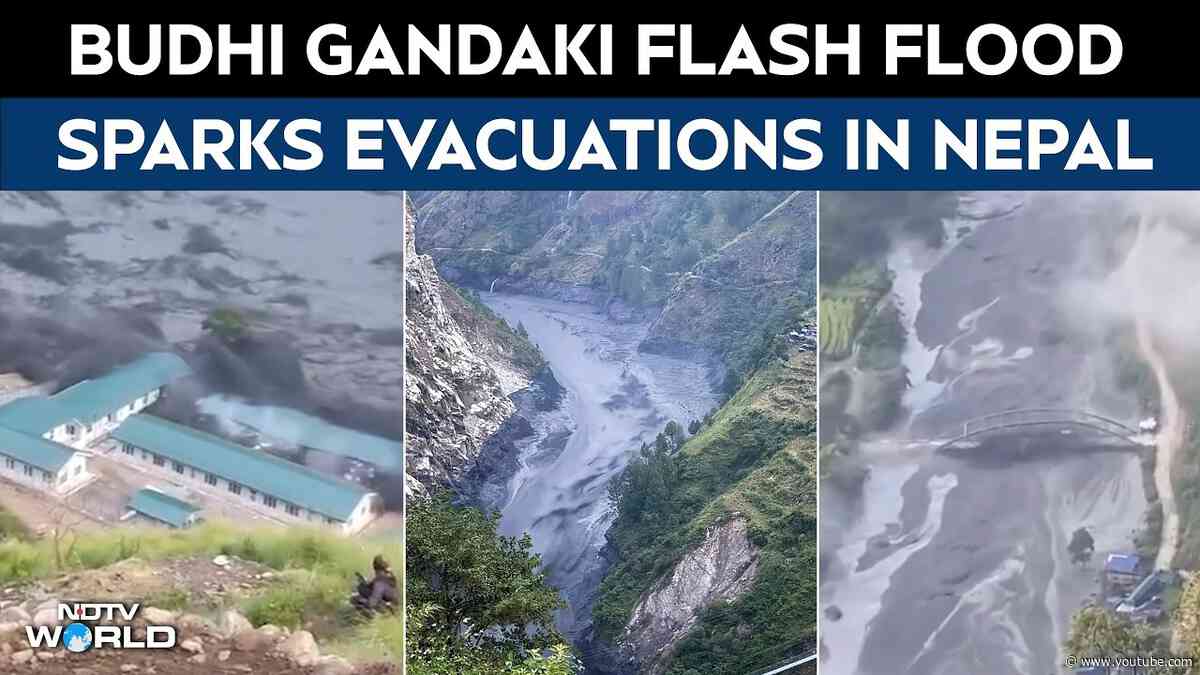 WATCH LIVE | Nepal Flood Alert: Flash Flood Forces Evacuations As Budhi Gandaki River Swells