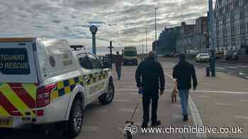 Man rescued after 'injuring ankle on the rocks' at Whitley Bay