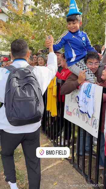 Un bel accueil pour Alexis Sánchez à Toronto 🇨🇱