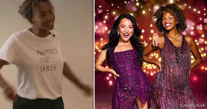 Strictly Come Dancing’s Bethany Antonia’s trans ally T-shirt edited out of show by BBC
