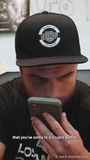"Holy 12 year old voicemail" 😂 #lakings #hockey