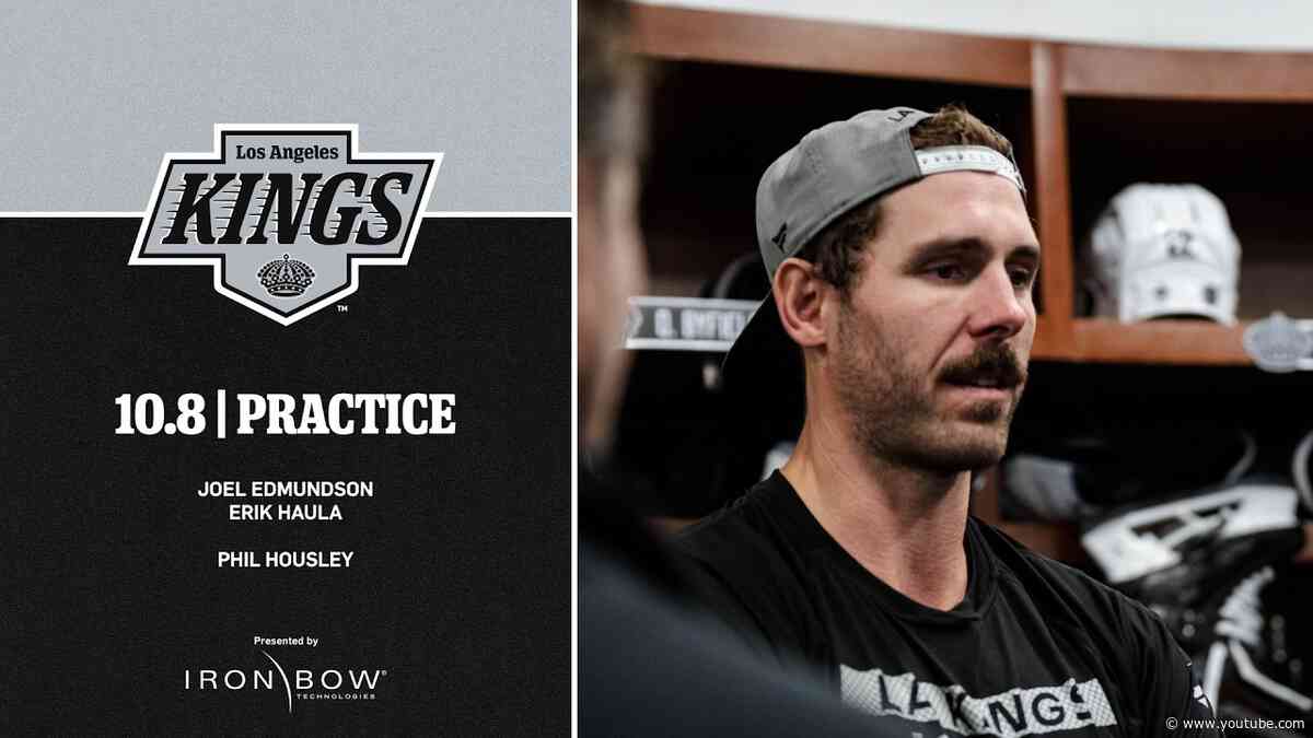 MEDIA: Erik Haula, Joel Edmundson and Phil Housley | 10.08.26 Practice in LA