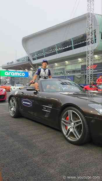 Come with us to drivers' parade 🙌😁 #f1shorts #f1 #mercedesf1 #kimiantonelli