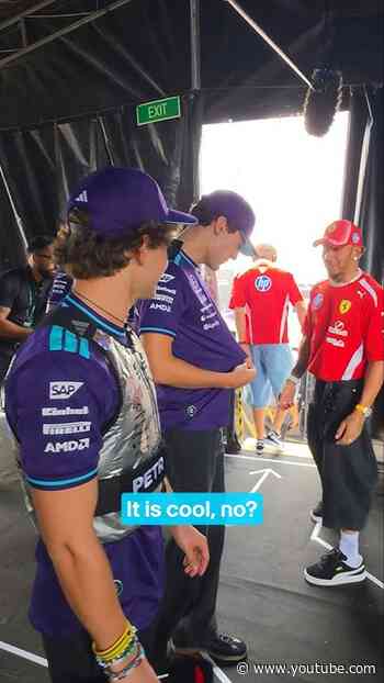 Come with George and Kimi to Fan Forum 🇸🇬🙌