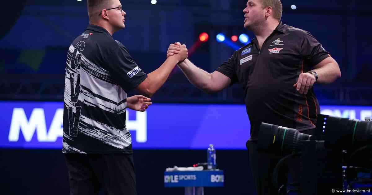Gian van Veen en Dirk van Duijvenbode bereiken kwartfinale in Bazel na zeges op Engelsen
