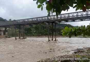 Ministerio de Transporte anunció cierre del paso entre Táchira y Apure por colapso del puente Burgua tras fuertes lluvias