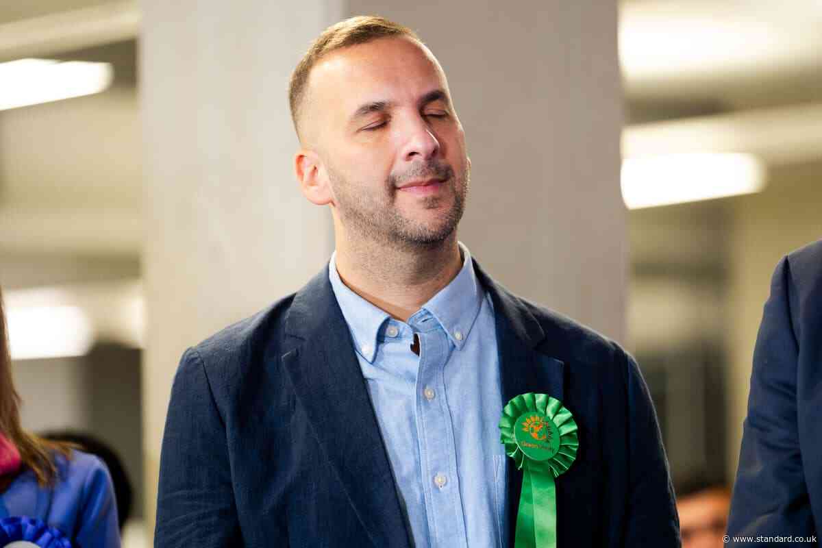 Greens voice discontent with Zack Polanski after London by-election loss and Zionism row