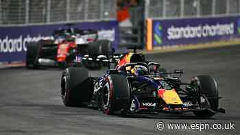 Verstappen wins first Singapore GP from pole