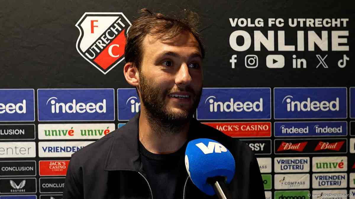Van Overeem eerlijk over lastige start bij FC Utrecht: 'Ik verbeet me'