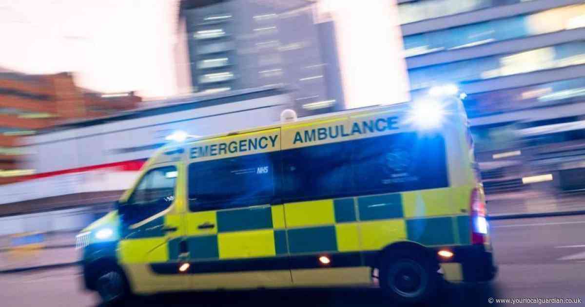 Two in hospital after crash sees police cordon off road in Croydon
