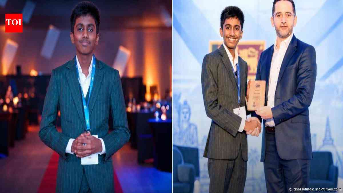 Meet Jainam Jain, the 14-year-old who "got called ‘the next Elon Musk’ on stage"