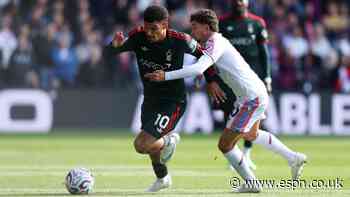 Crystal Palace vs. Nottingham Forest LIVE: Premier League updates as hosts take lead to stun Glasner's side