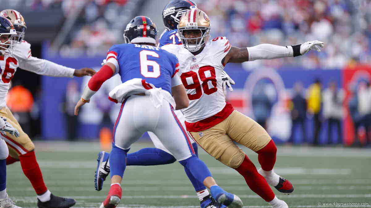 49ers activate DL Mykel Williams, who will make his 2026 debut Sunday