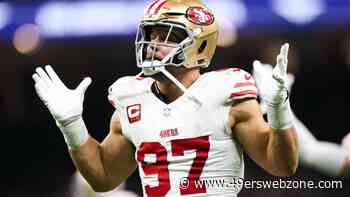 49ers star DE Nick Bosa eyeing Week 6 return vs. Commanders after calf injury