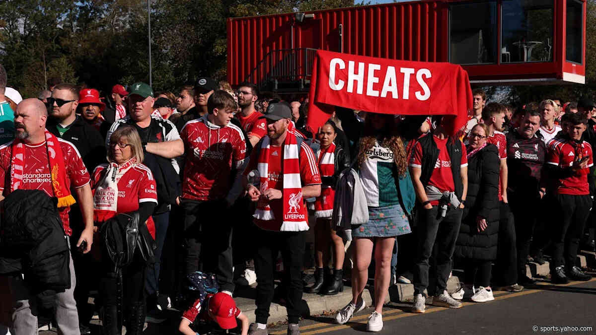 Man City greeted with boos and chants from Liverpool supporters in first match after guilty verdict