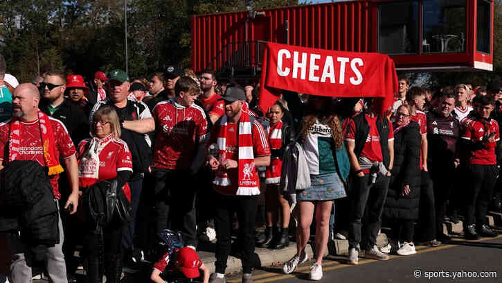 Man City greeted with boos and chants from Liverpool supporters in first match after guilty verdict