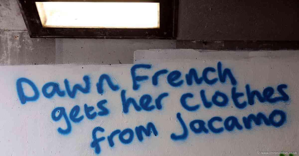 West Denton graffiti artist strikes again with more bizarre celebrity 'gossip'
