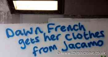 West Denton graffiti artist strikes again with more bizarre celebrity 'gossip'